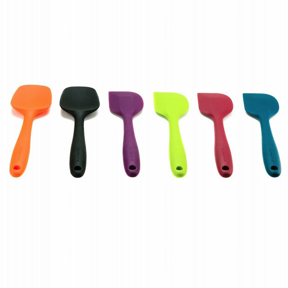 Ovente 6-Piece Stainless Steel Core Silicone Spatula Set SP2006BBLGOPR