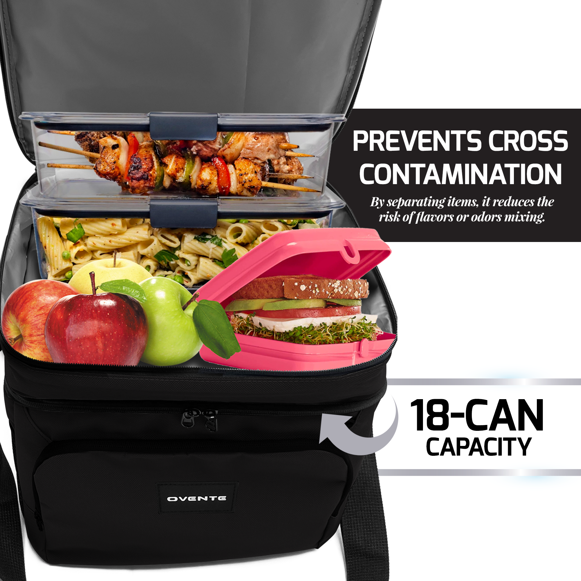 OVENTE Insulated Cooler Bag CCBI024B