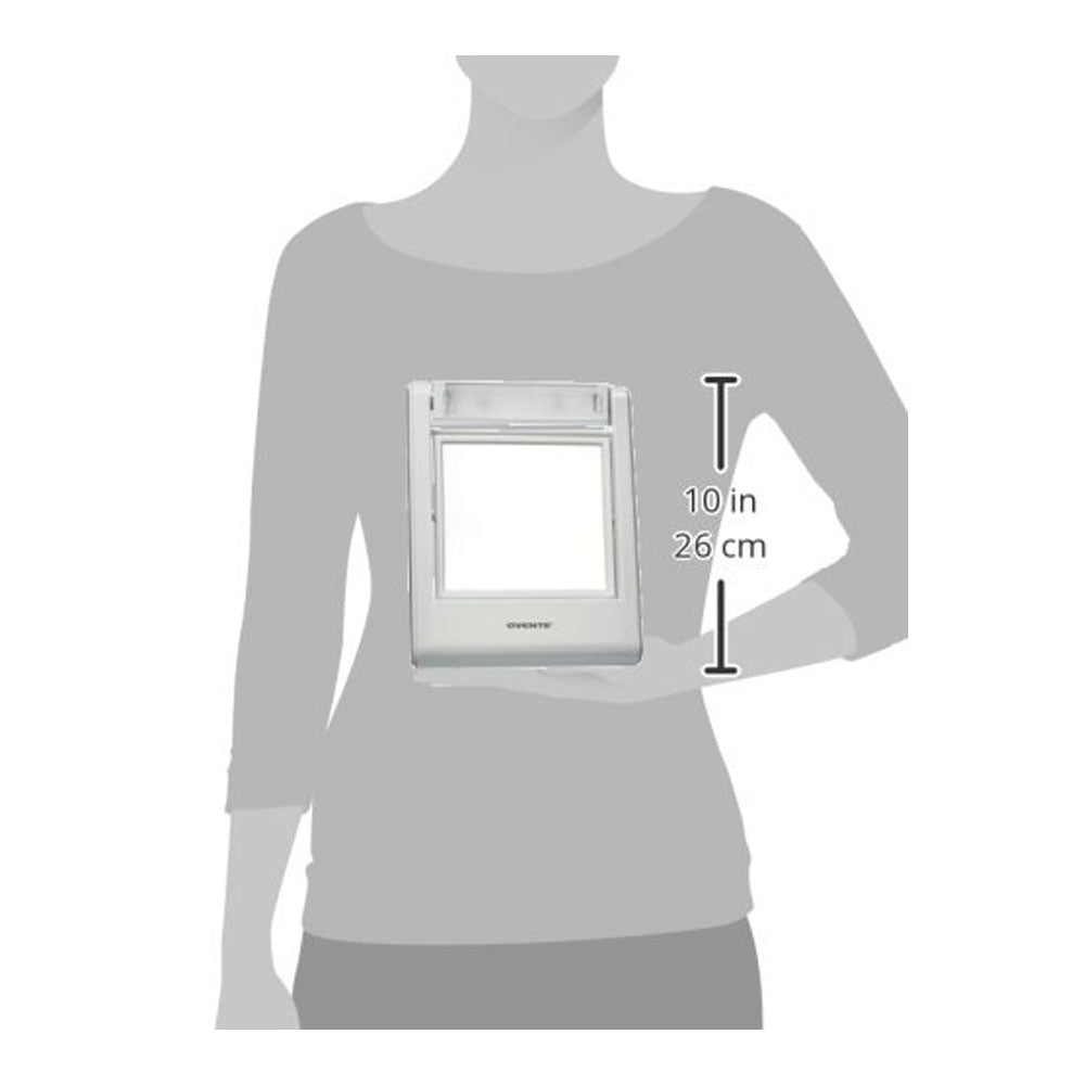 Ovente Small Double Sided Vanity Mirror with Light MLT22W