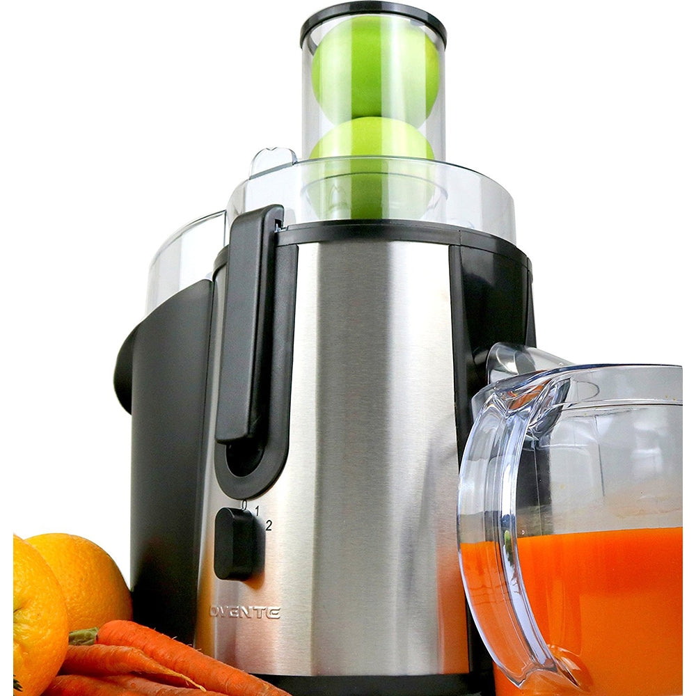 Ovente Wide Mouth Cold Press Juicer JE7607BR