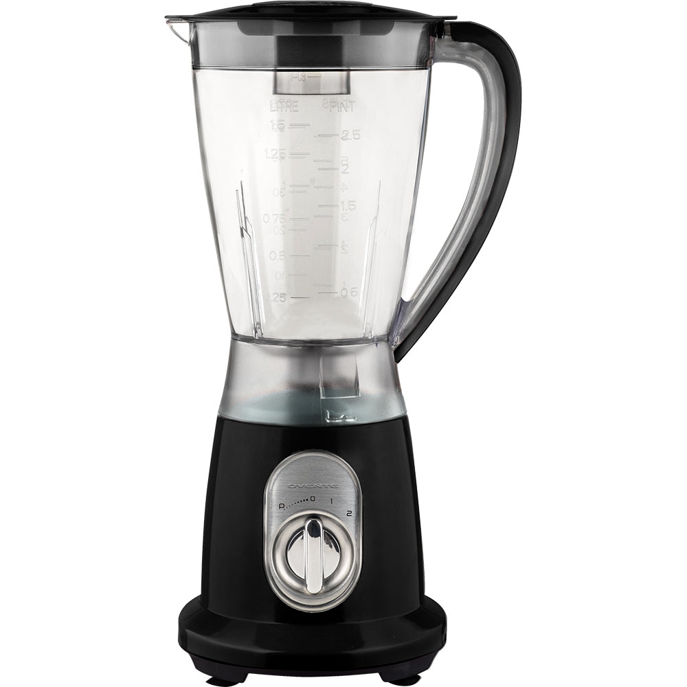 Black Ovente Smoothie Maker Best Blender 1.5L