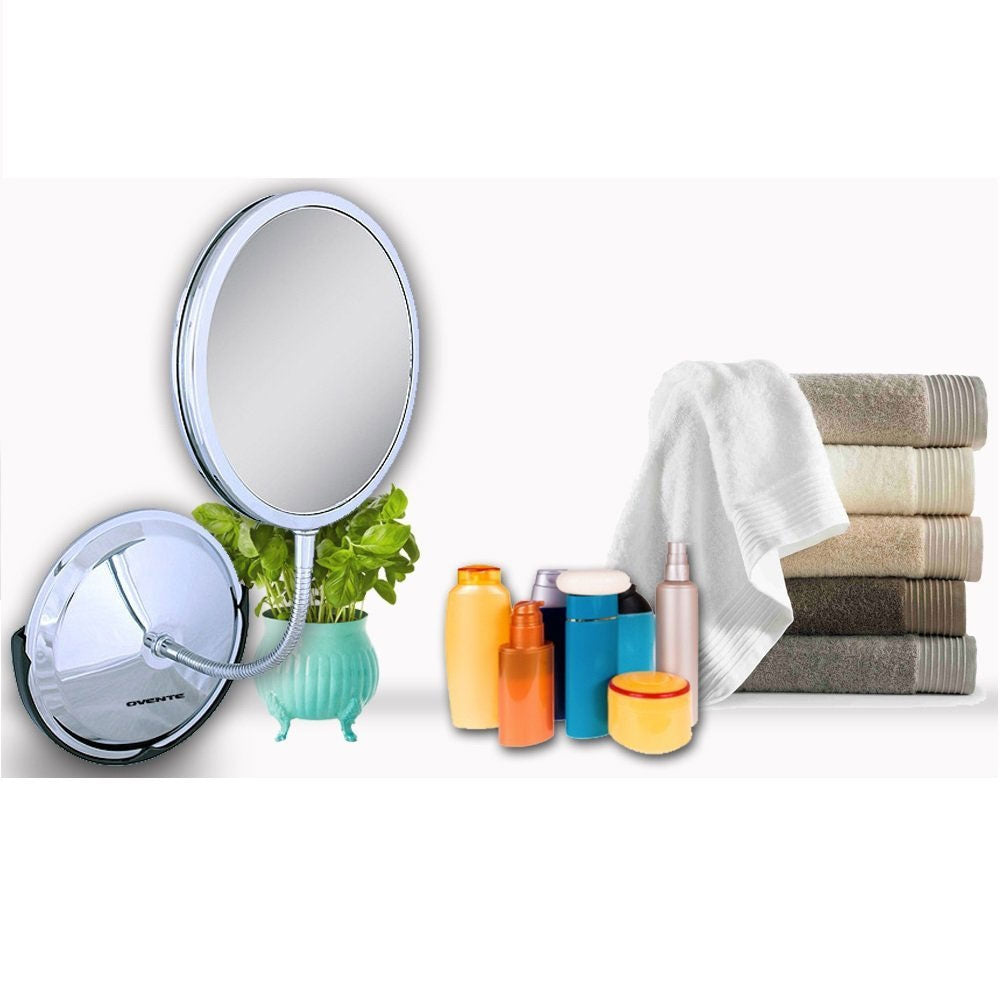 Ovente 6.5” Flexible Vanity Travel Mirror MLI26C