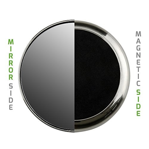 Ovente 3” Magnetic Round Mirror M100BR10x