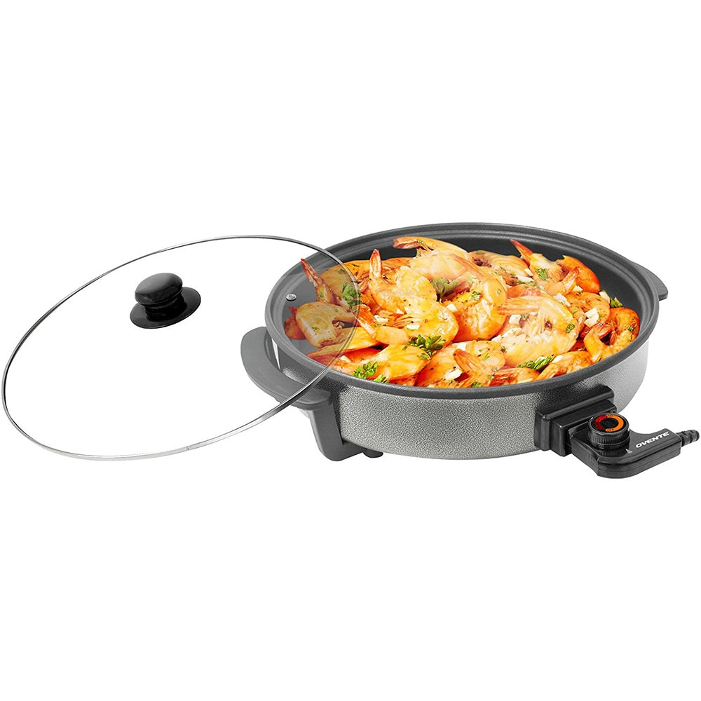 Ovente 12” Round Electric Frying Pan Skillet SK10112B