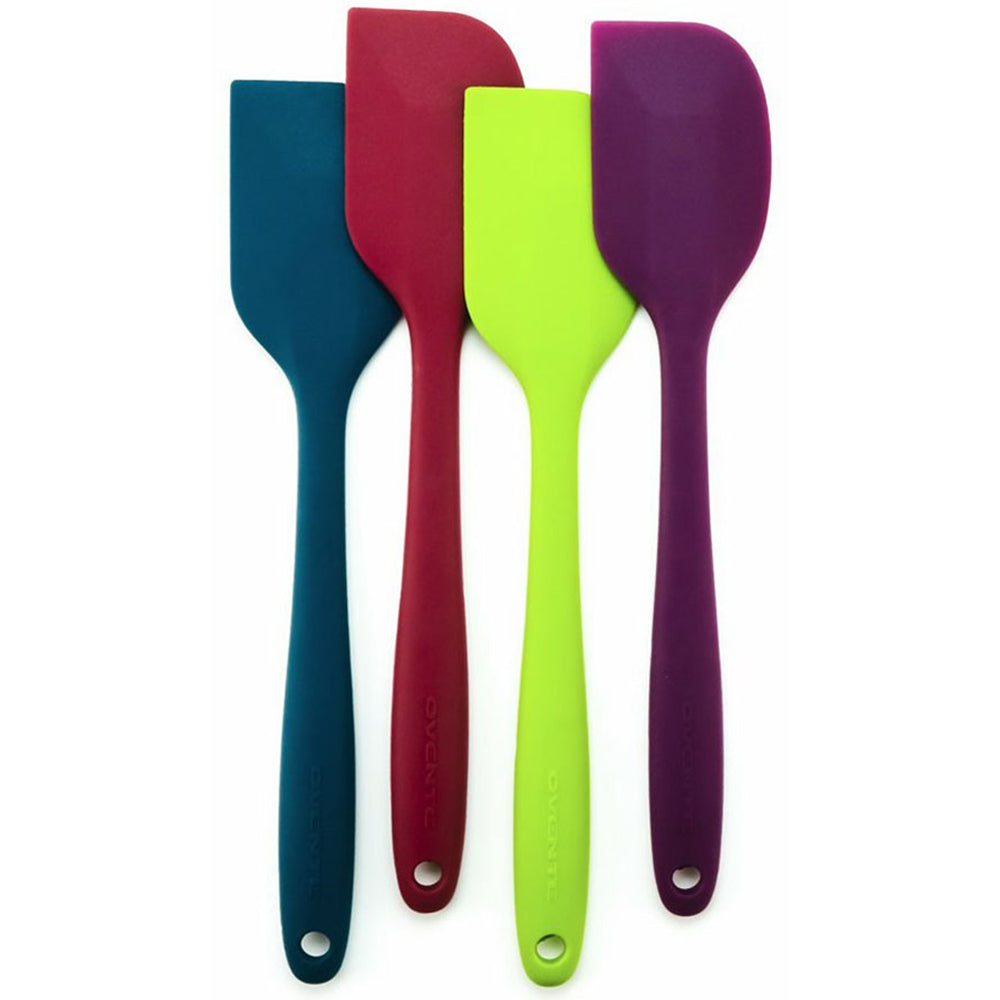 Ovente 4-Piece Stainless Steel Core Silicone Spatula SP1004BLGPR