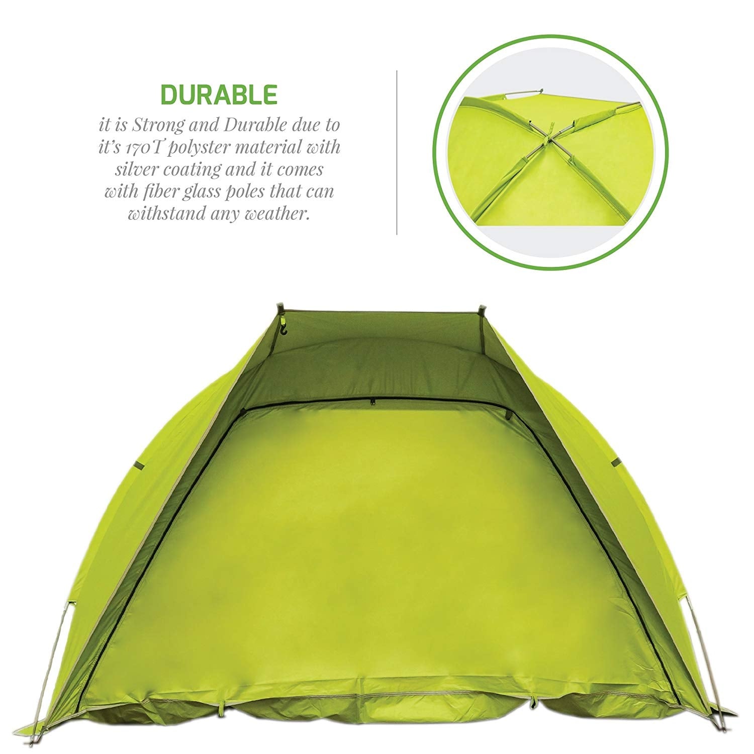 Ovente 2-Person Outdoor Dome Tent TB0174G