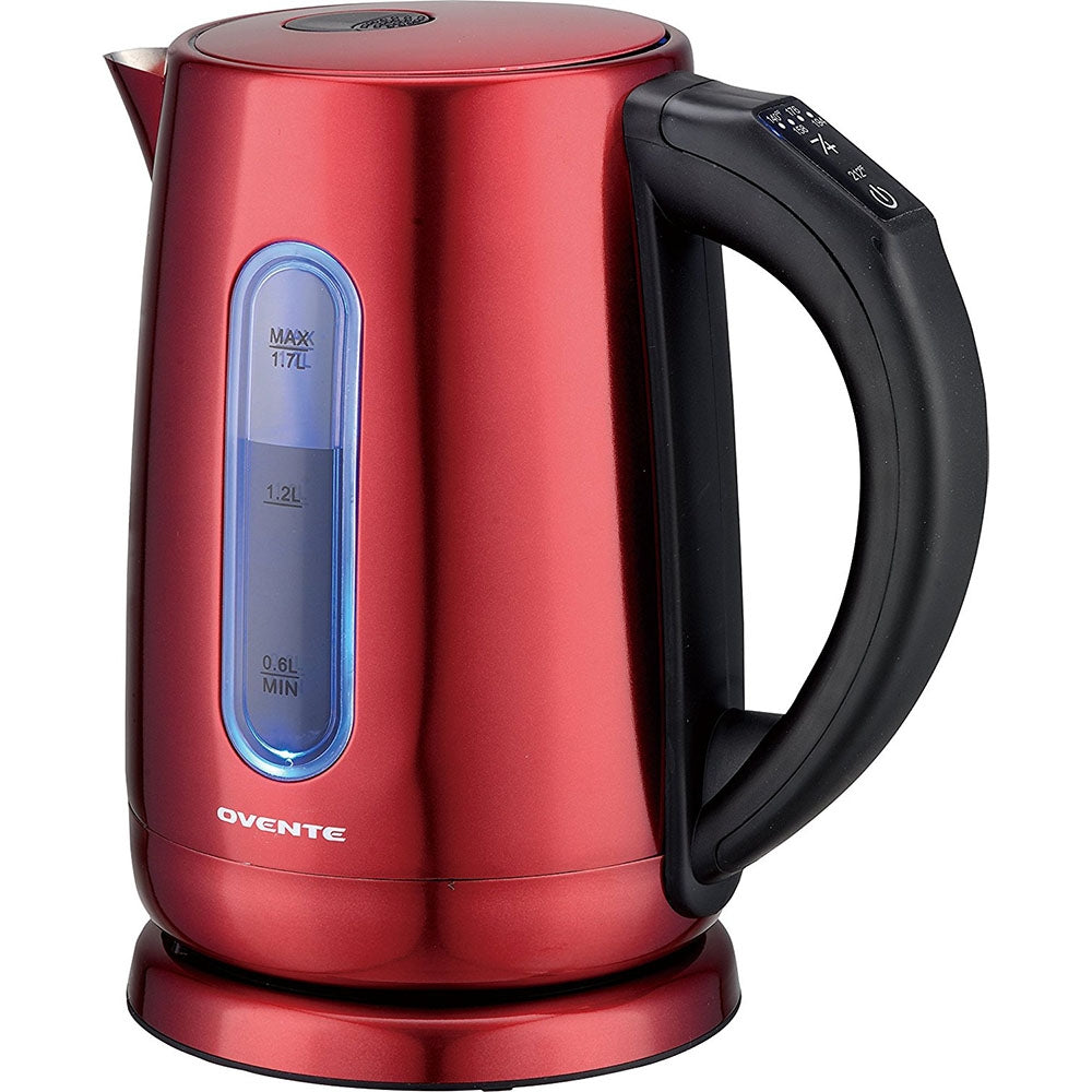 Ovente 1.7 Liter Electric Hot Water Kettle with Touch Screen Control Panel KS58 Series