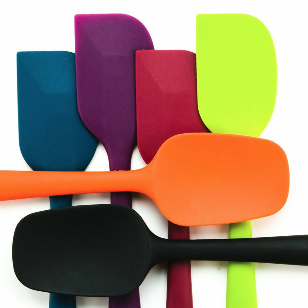 Ovente 6-Piece Stainless Steel Core Silicone Spatula Set SP2006BBLGOPR