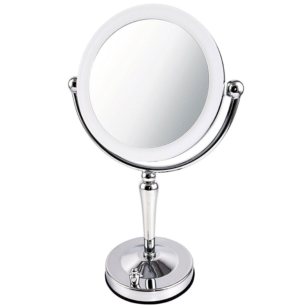 Ovente 7.5” Double Sided Tabletop Vanity Mirror with LED Light MKT75 Series