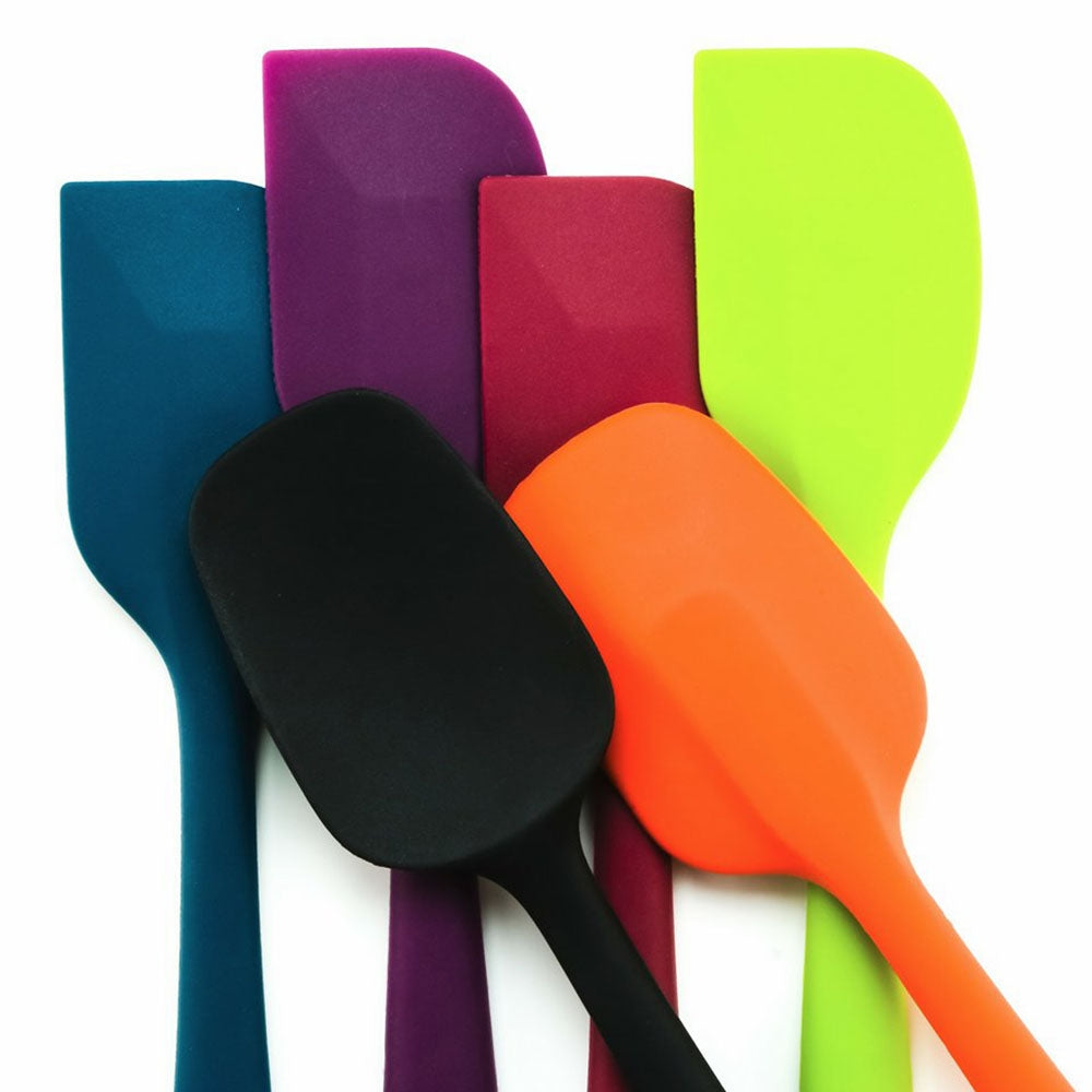 Ovente 6-Piece Stainless Steel Core Silicone Spatula Set SP2006BBLGOPR