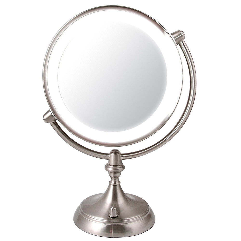Ovente 9.5” Double Sided Tabletop Vanity Mirror with LED Light MGT95