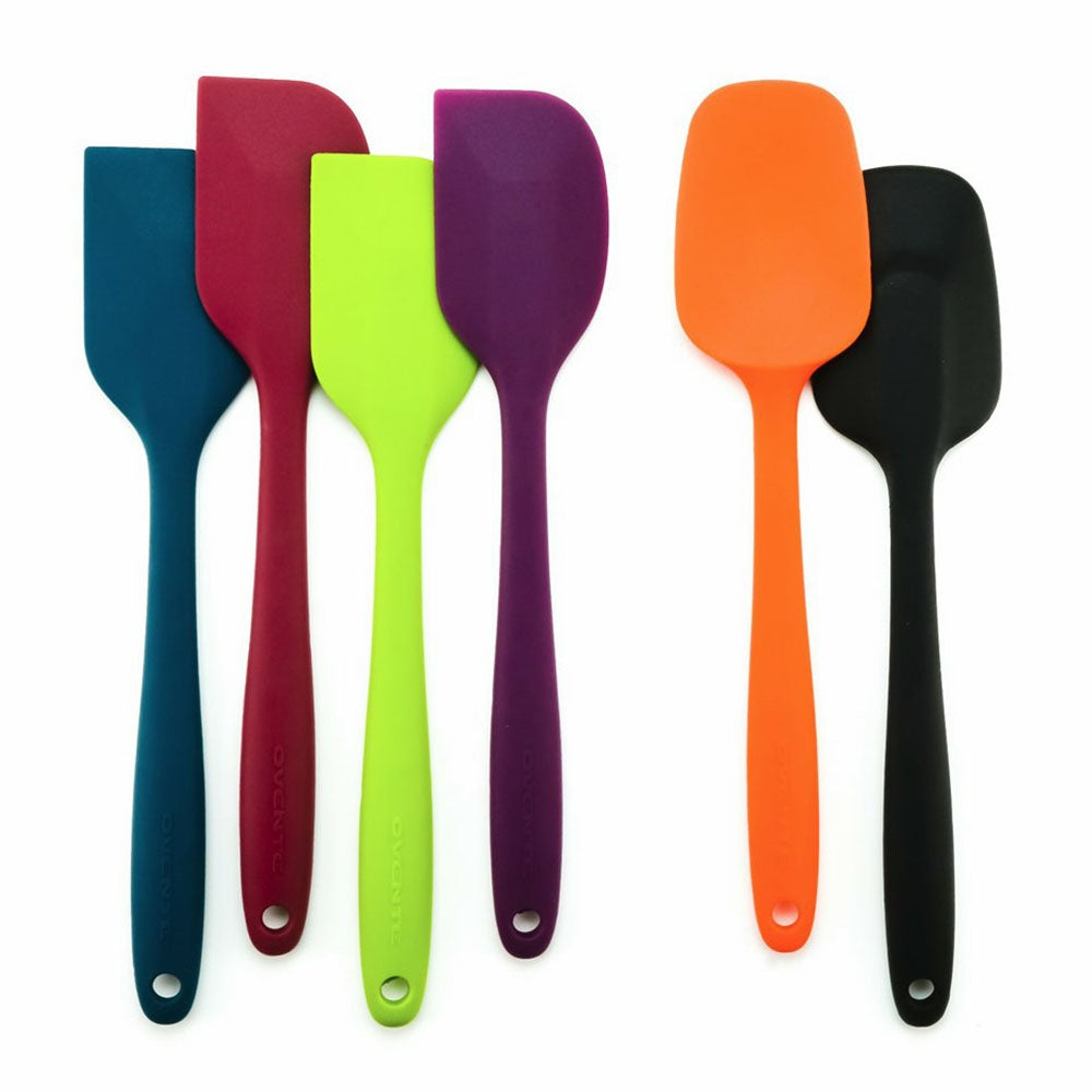 Ovente 6-Piece Stainless Steel Core Silicone Spatula Set SP2006BBLGOPR