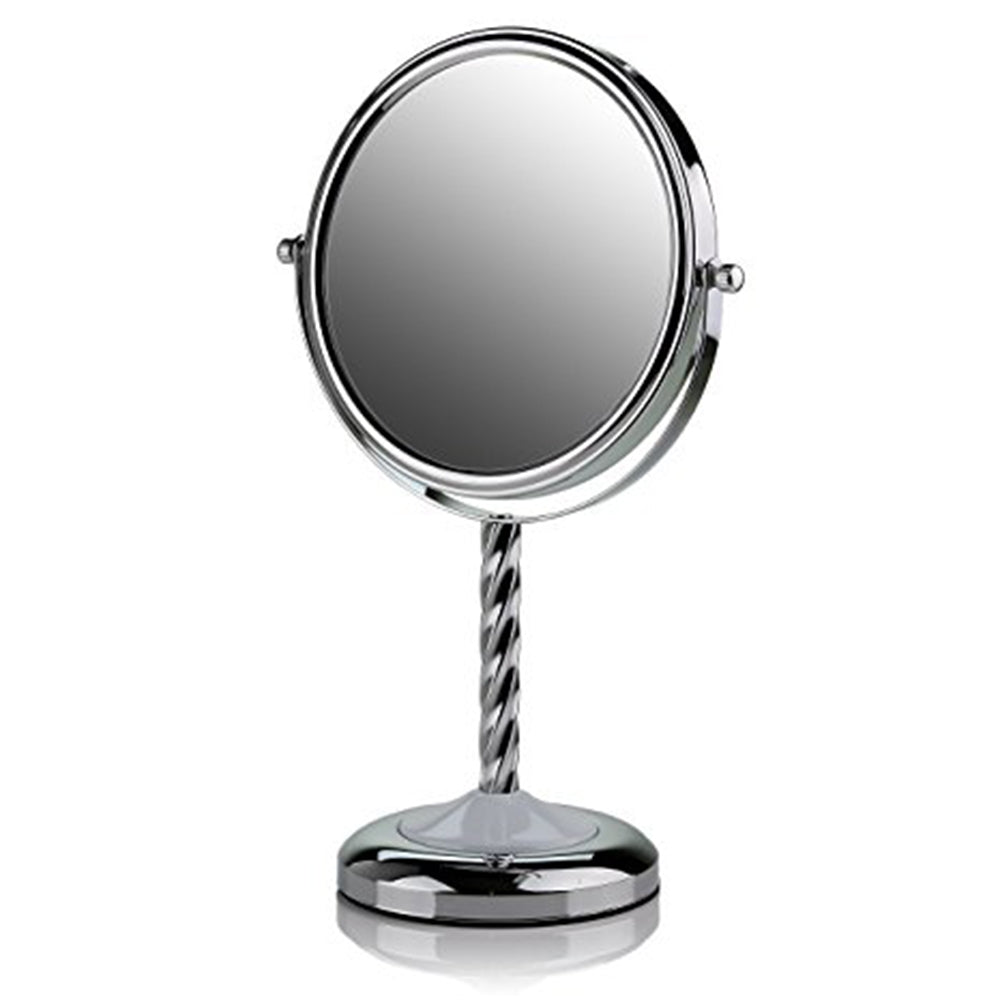 Ovente 7” Double Sided Tabletop Vanity Mirror MNLBT70CH