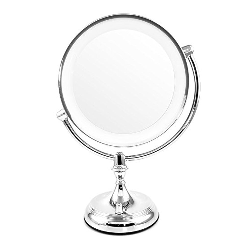 Ovente 9.5” Double Sided Tabletop Vanity Mirror with LED Light MGT95
