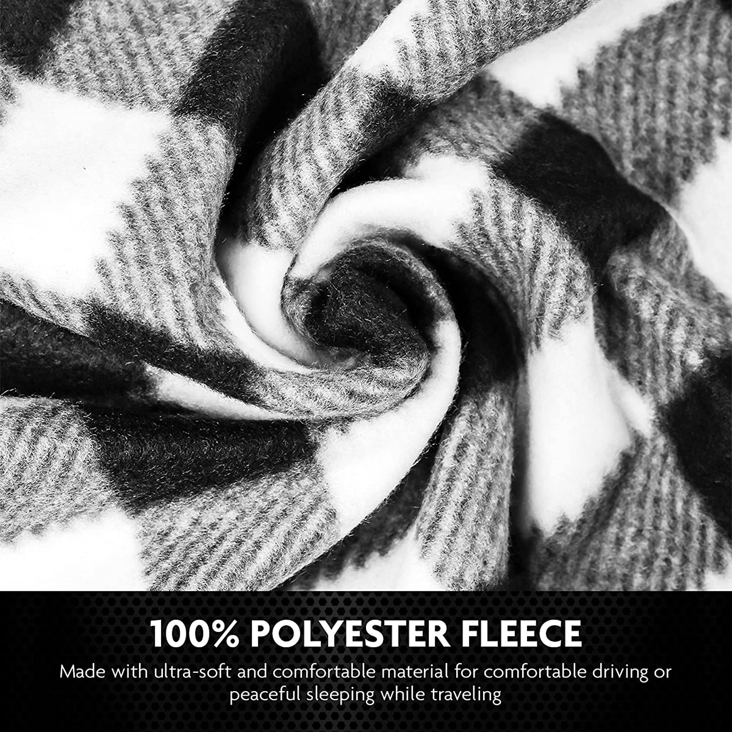 Ovente Remote Control Travel Electric Blanket BL4602BW