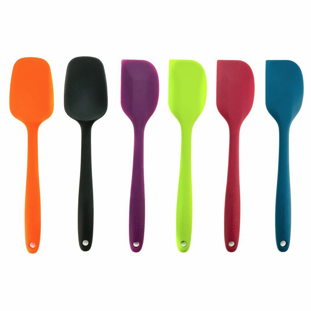 Ovente 6-Piece Stainless Steel Core Silicone Spatula Set SP2006BBLGOPR