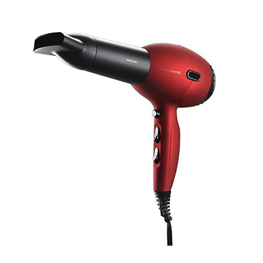 Ovente Ceramic Coated Ionic Tourmaline Hair Dryer with Diffuser and Concentrator Nozzle X3400BR