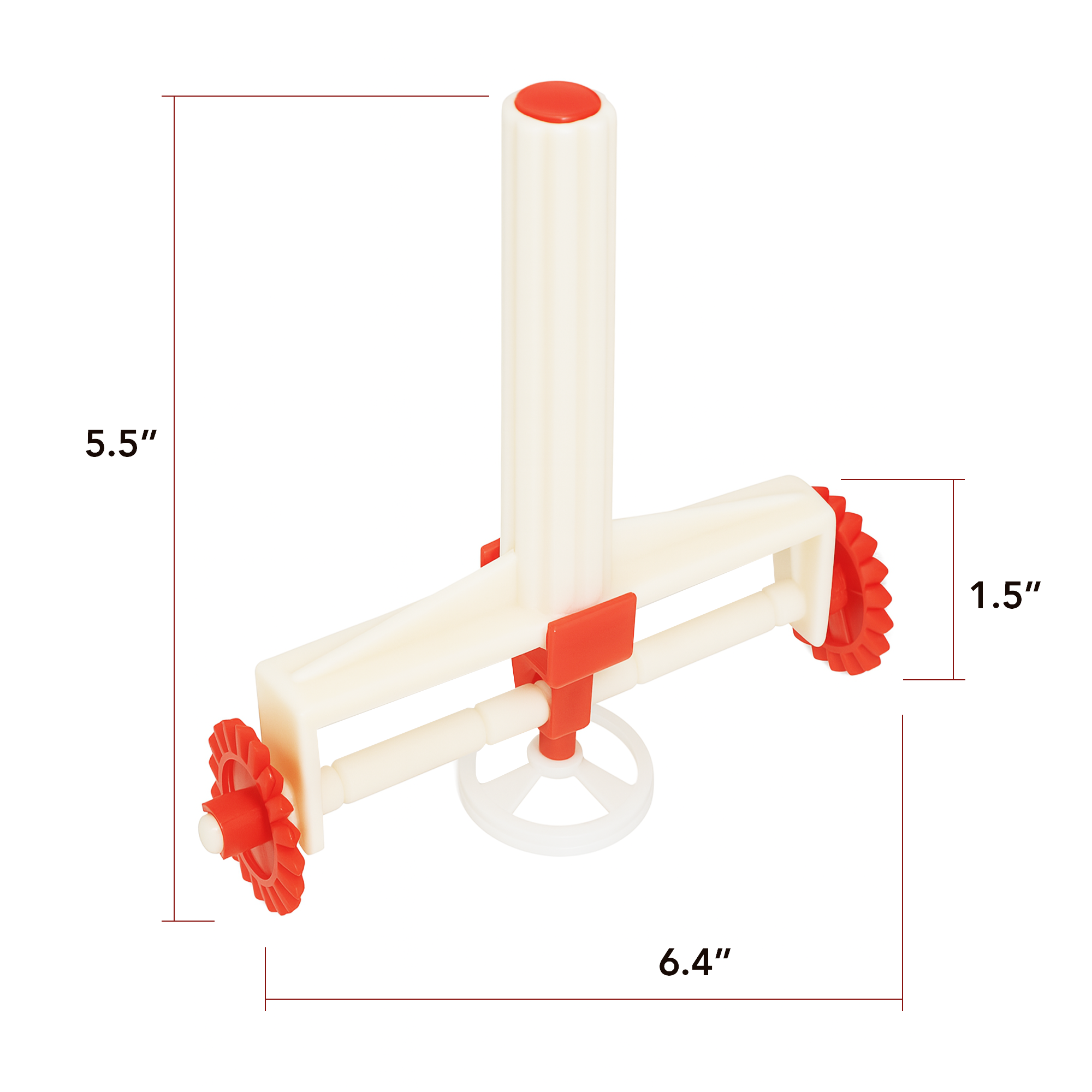 Ovente Three Wheel Pasta Cutter ACPPA7100R