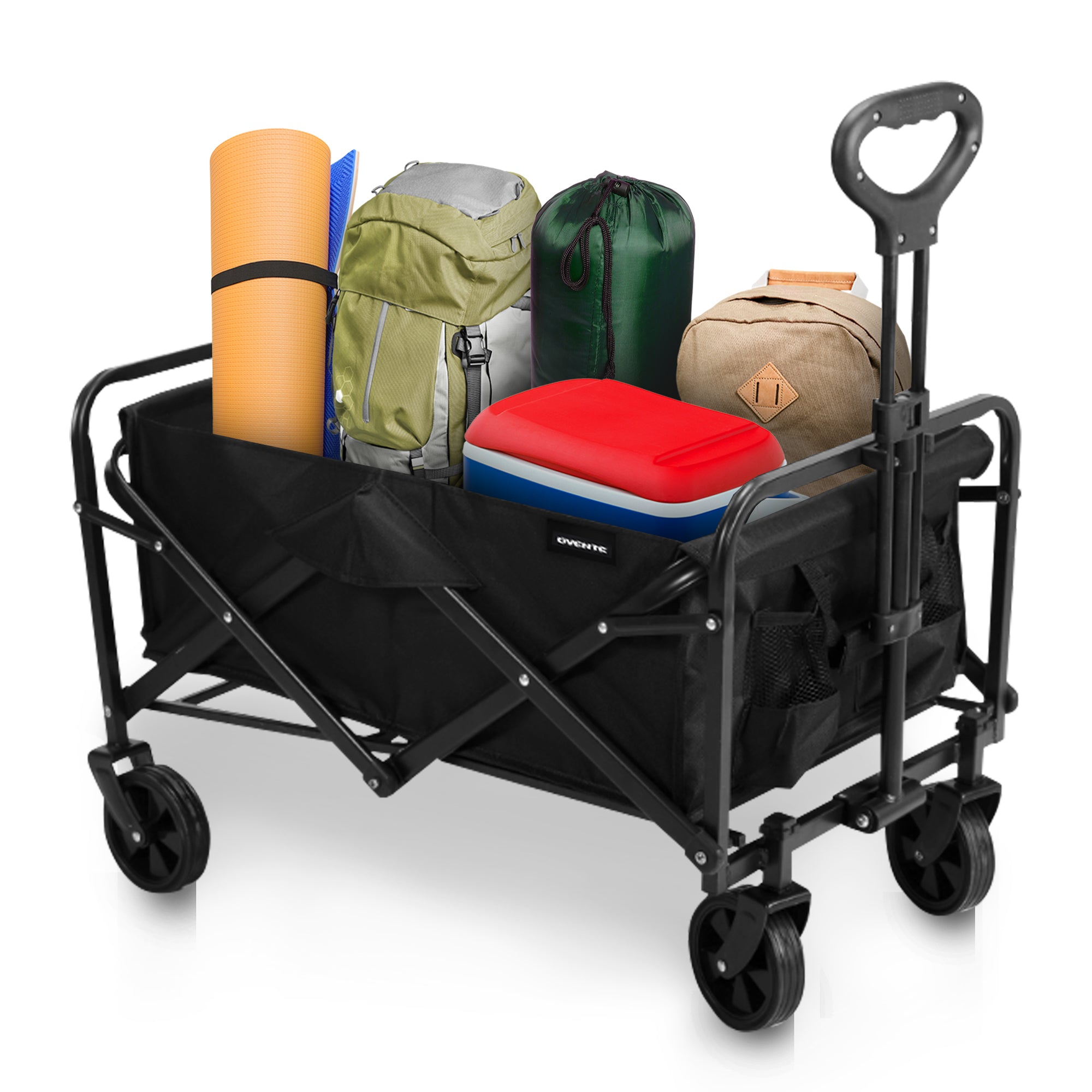 OVENTE 220lbs Collapsible Foldable Wagon WFU011B