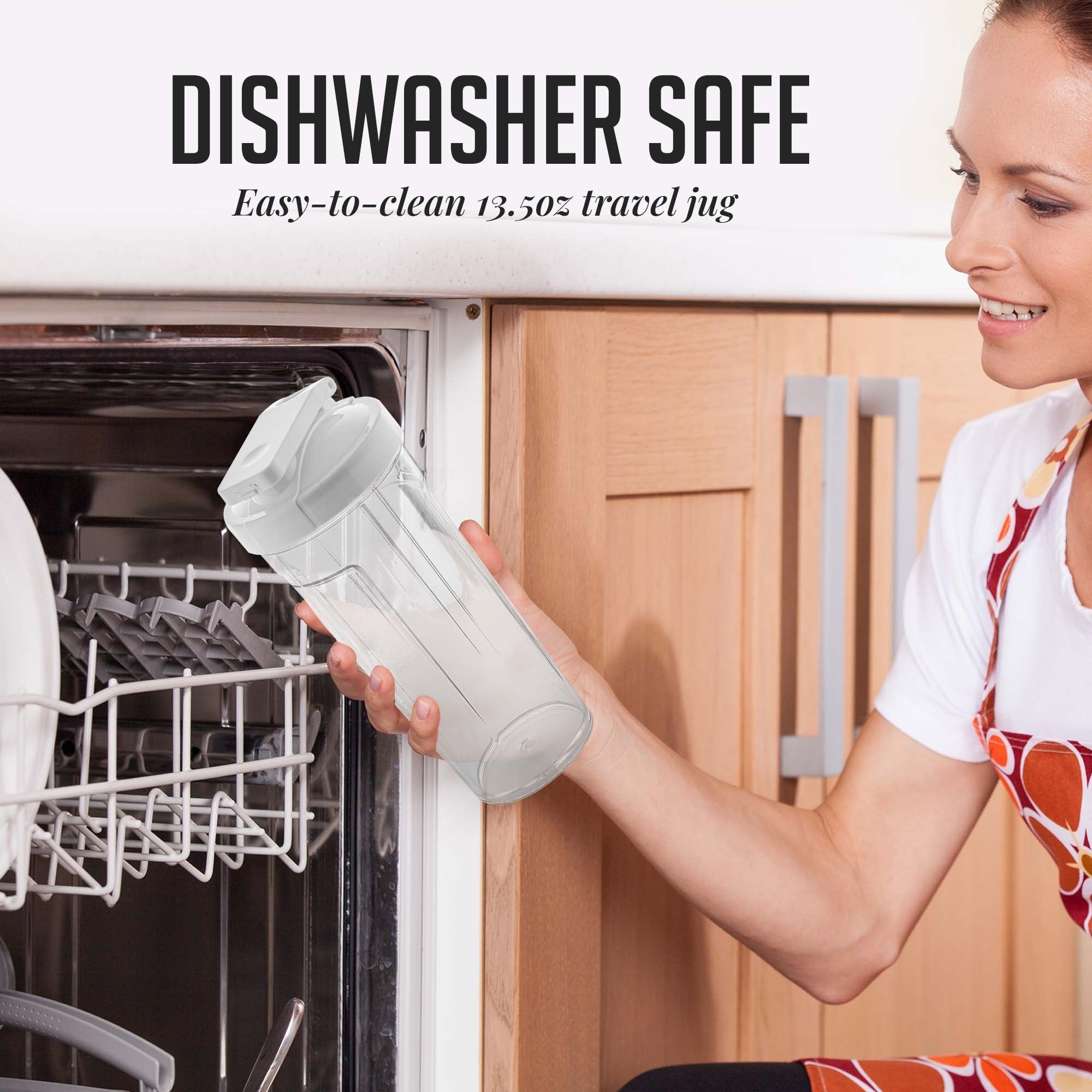 Ovente Tritan 13.5oz Travel Jar ACPBLH7001C