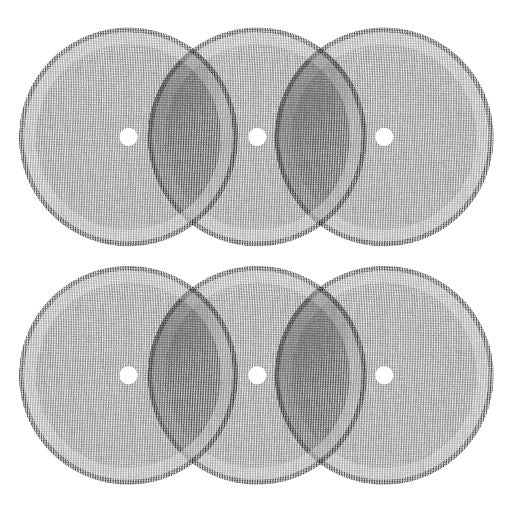Ovente 6-Pack Mesh Replacement For Coffee Press ACPF70 series