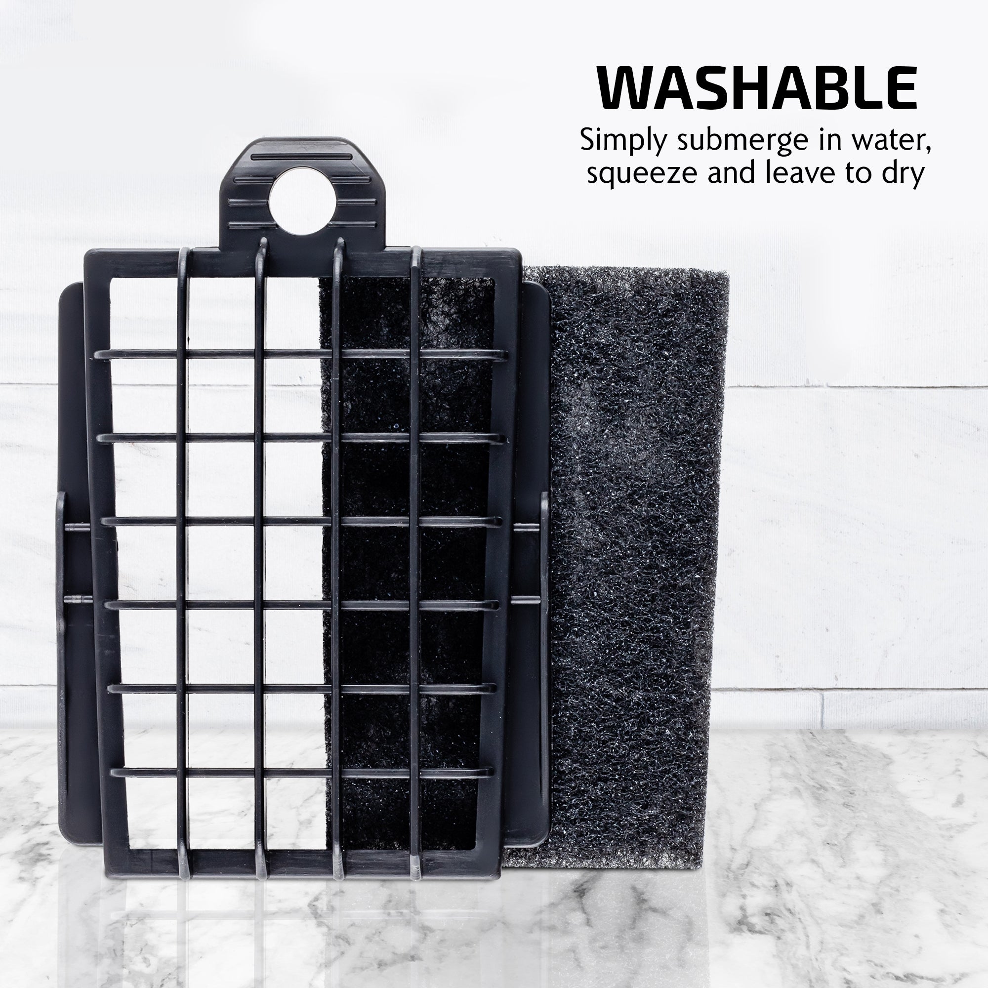 Ovente Motor Foam Filter Replacement Set For Electric Canister Vacuums ACPST16713