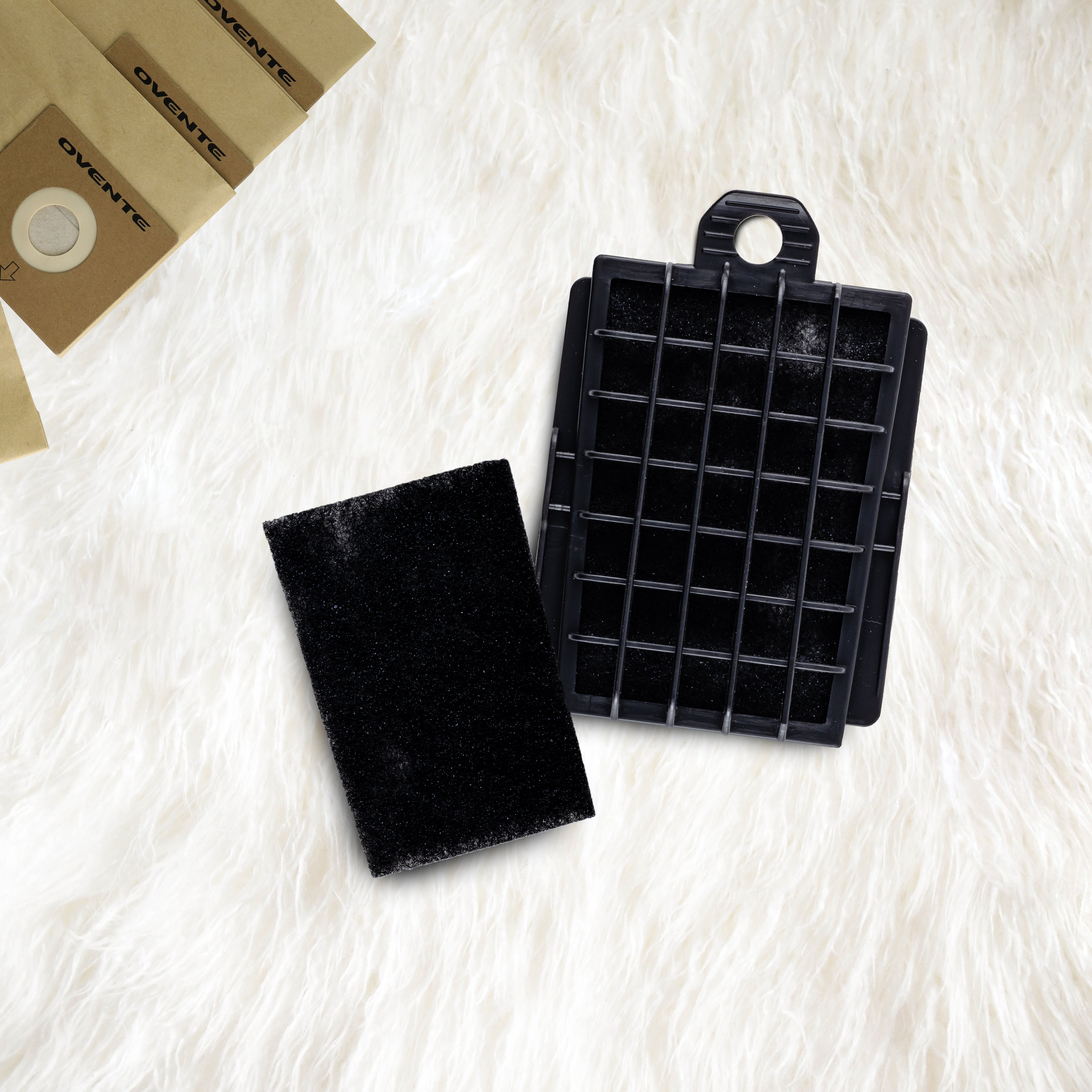 Ovente Motor Foam Filter Replacement Set For Electric Canister Vacuums ACPST16713
