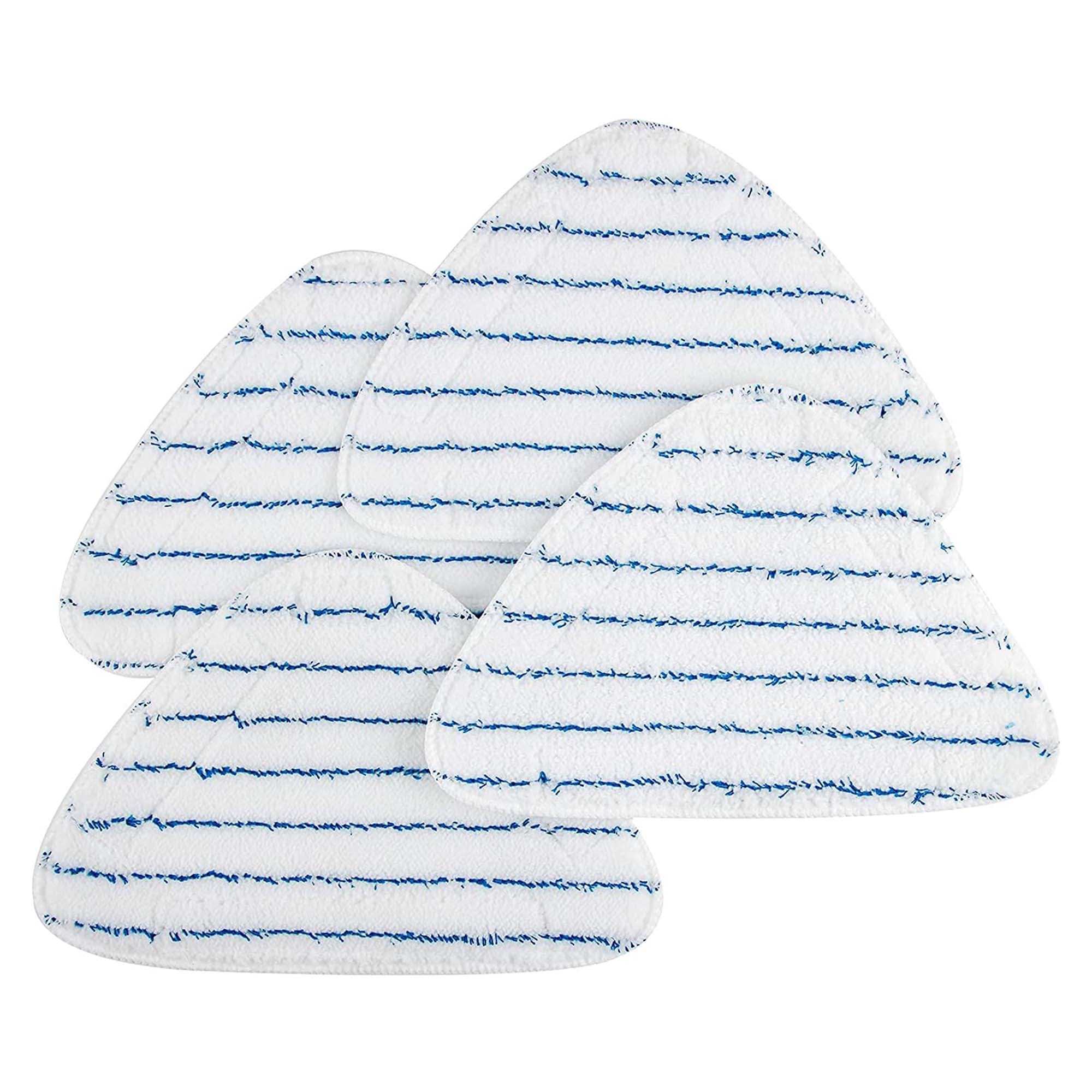 Ovente 4-Pack High-Density Microfiber Replacement Pads For Electric Steam Mops ACPST4054