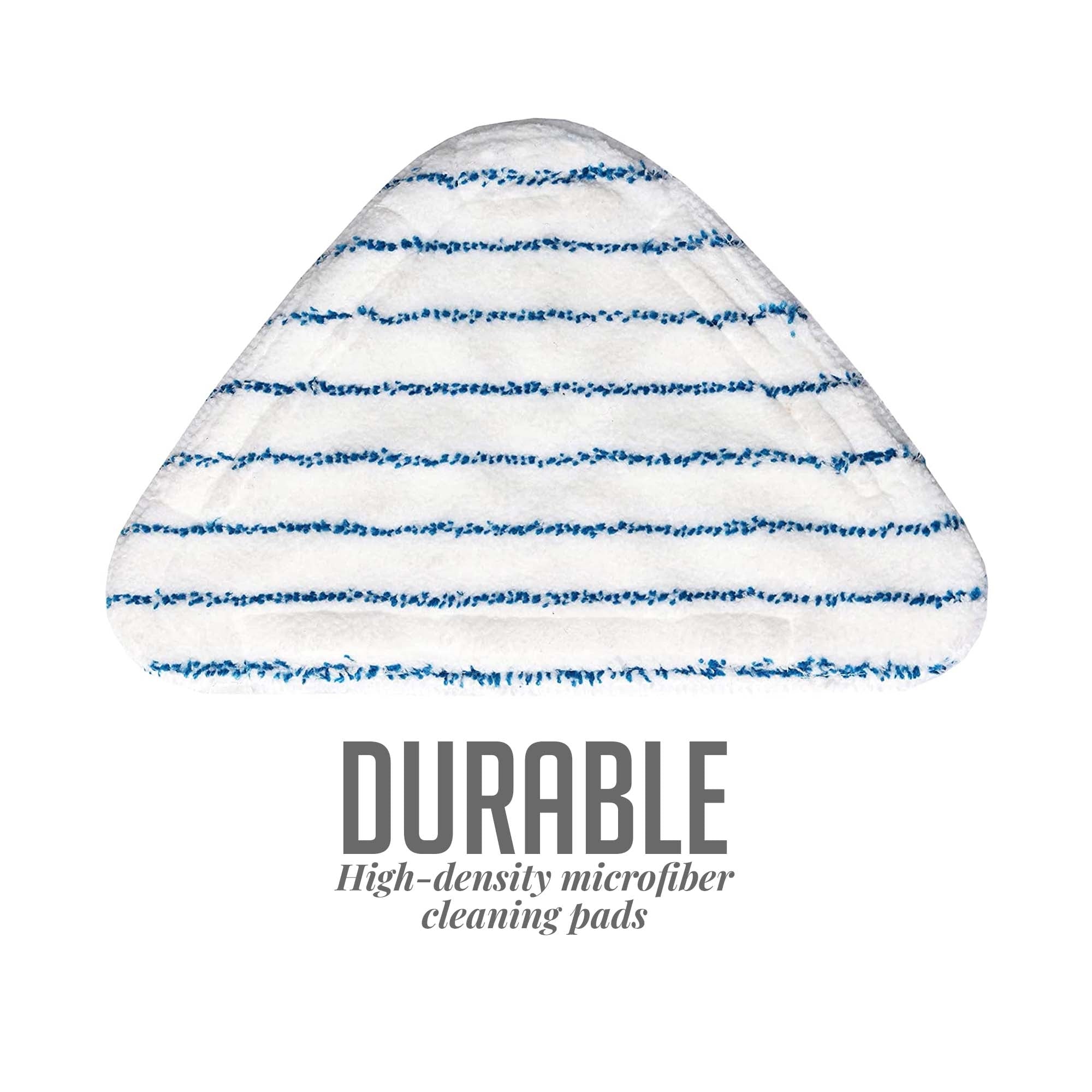 Ovente 4-Pack High-Density Microfiber Replacement Pads For Electric Steam Mops ACPST4054