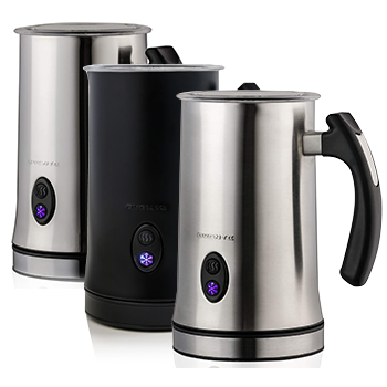 Ovente Electric Frother, Milk Steamer, Foam Maker for Coffee