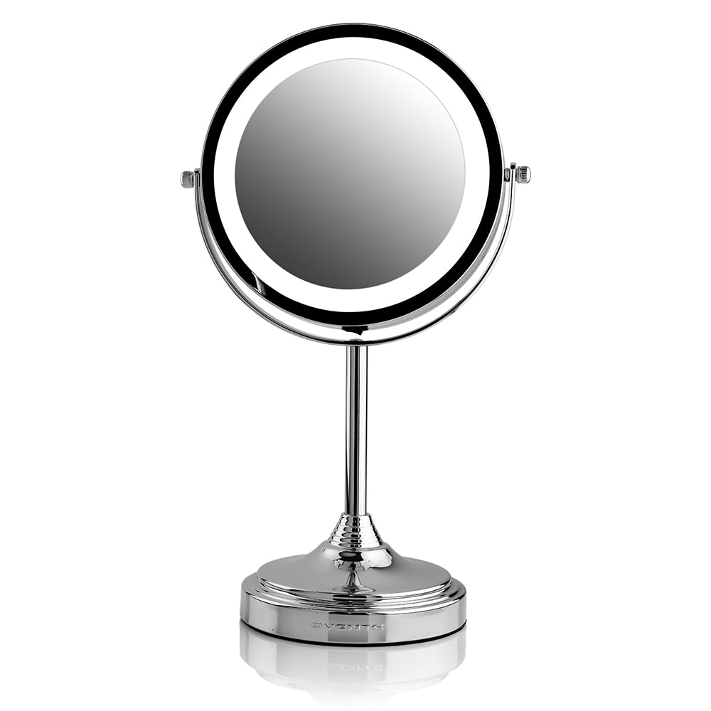 Ovente 7” Double Sided Tabletop Vanity Mirror with LED Light MCT70 Series