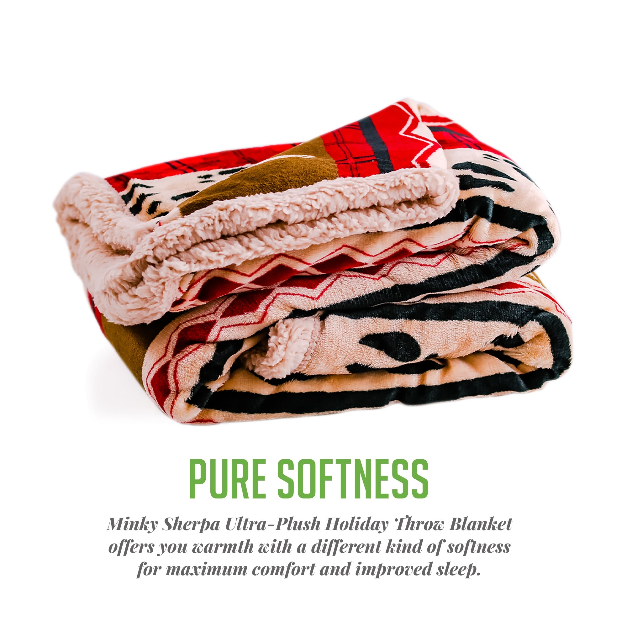 Ovente Ultra Plush Throw Blanket BLN4688