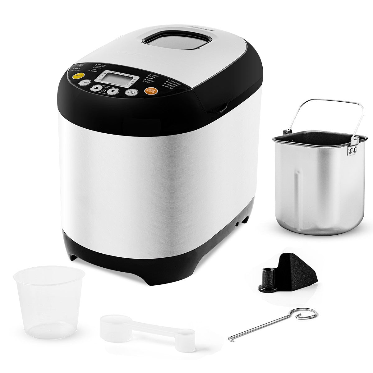 Ovente Electric Stainless Steel Bread Maker BRM5020B