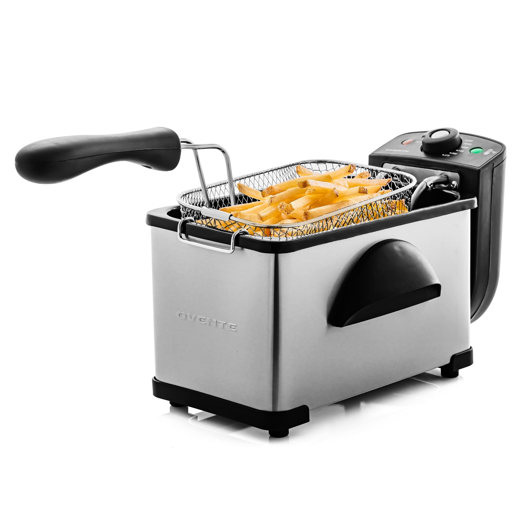 Ovente 2L Stainless Steel Deep Fryer FDM2201BR