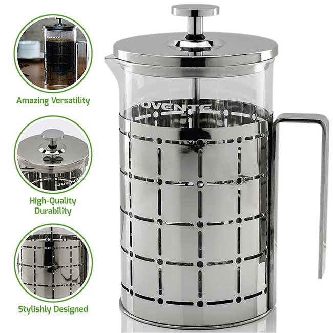French Press Cafetière Coffee and Tea Maker