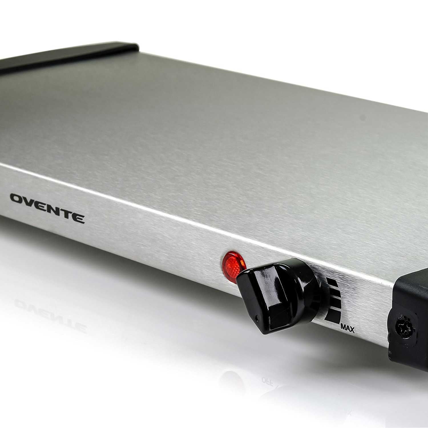 Ovente Stainless Steel Electric Warming Tray