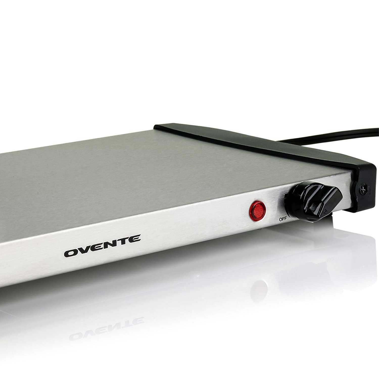 Ovente Stainless Steel Electric Warming Tray