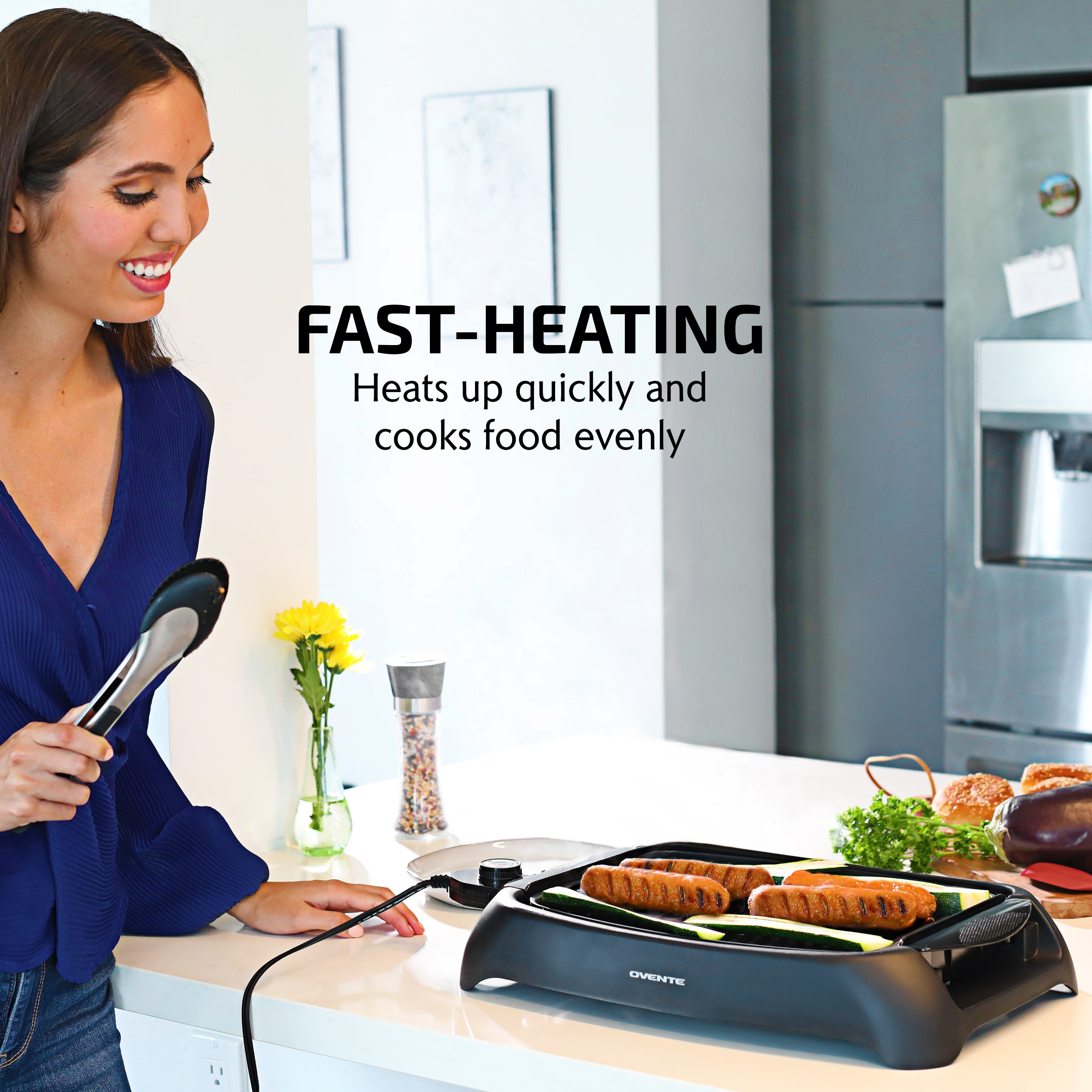 Ovente Indoor Grill GD1632NLB