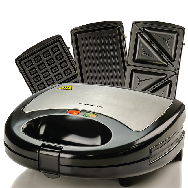 Ovente Waffle Maker with Non-Stick Waffle Grill Plates GPI Series