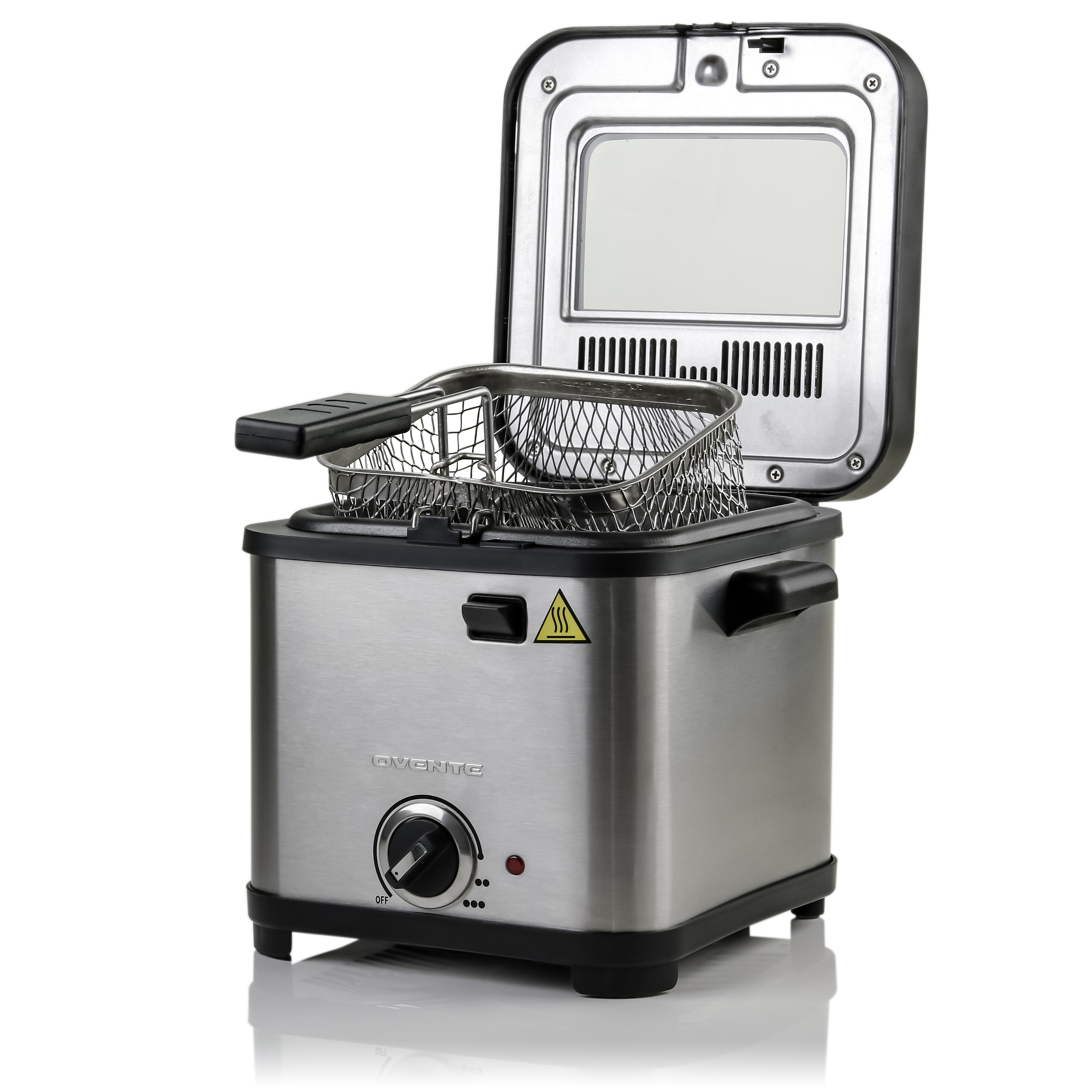 Ovente 1.5 L Stainless Steel Deep Fryer FDM26151BR