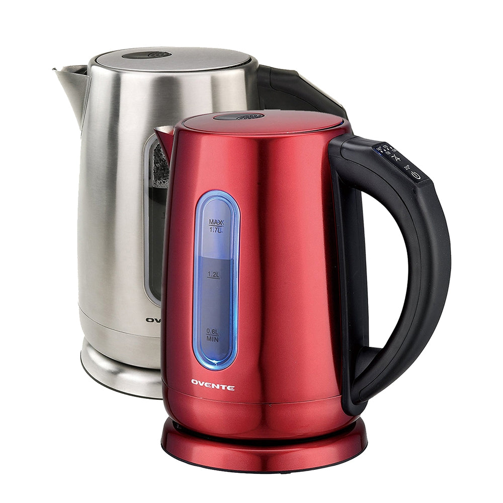 Ovente 1.7 Liter Electric Hot Water Kettle with Touch Screen Control Panel KS58 Series
