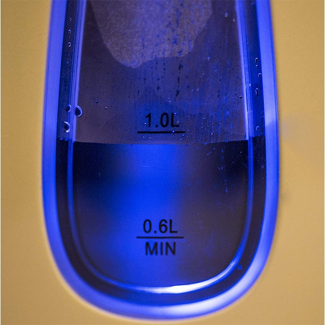 Beige Ovente Stainless Steel Electric Kettle BPA-Free 1.7L