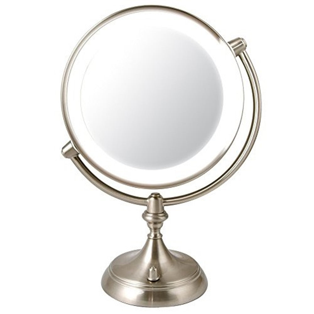 Ovente 9.5” Double Sided Tabletop Vanity Mirror with LED Light MGT95