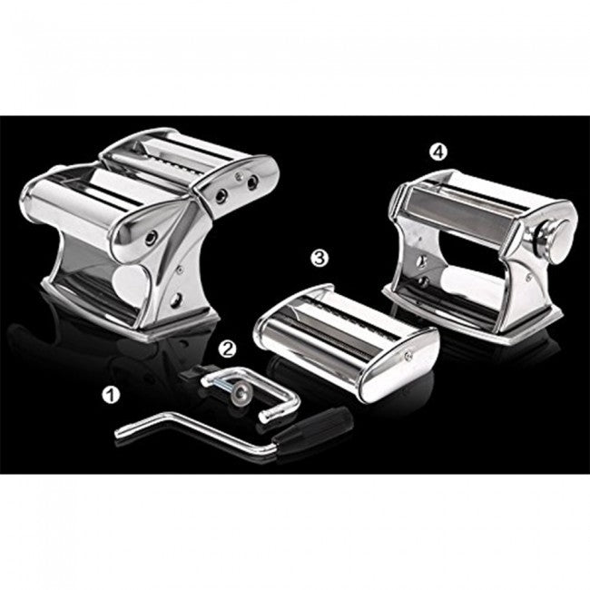 Ovente Vintage Stainless Steel Pasta Maker