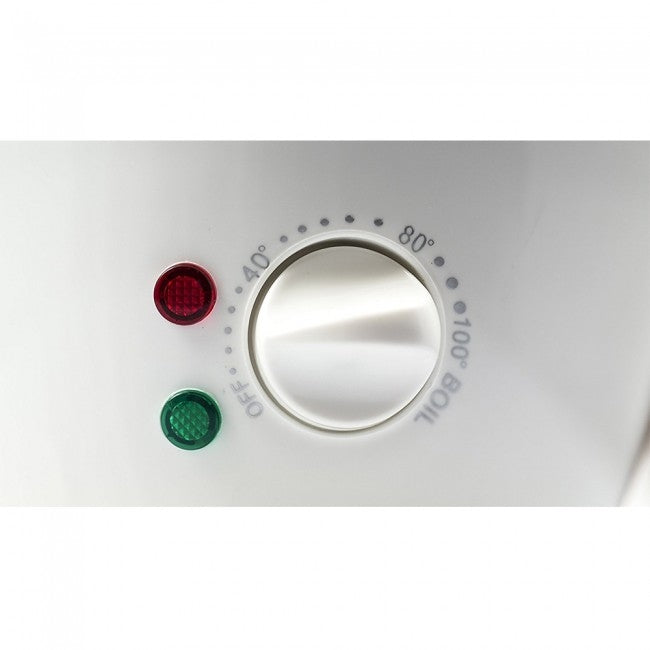 Ovente Stainless Steel Samovar Tea Maker with Ceramic Teapot