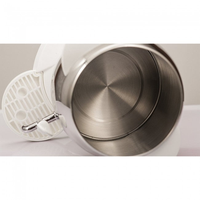 Ovente Stainless Steel Samovar Tea Maker with Ceramic Teapot