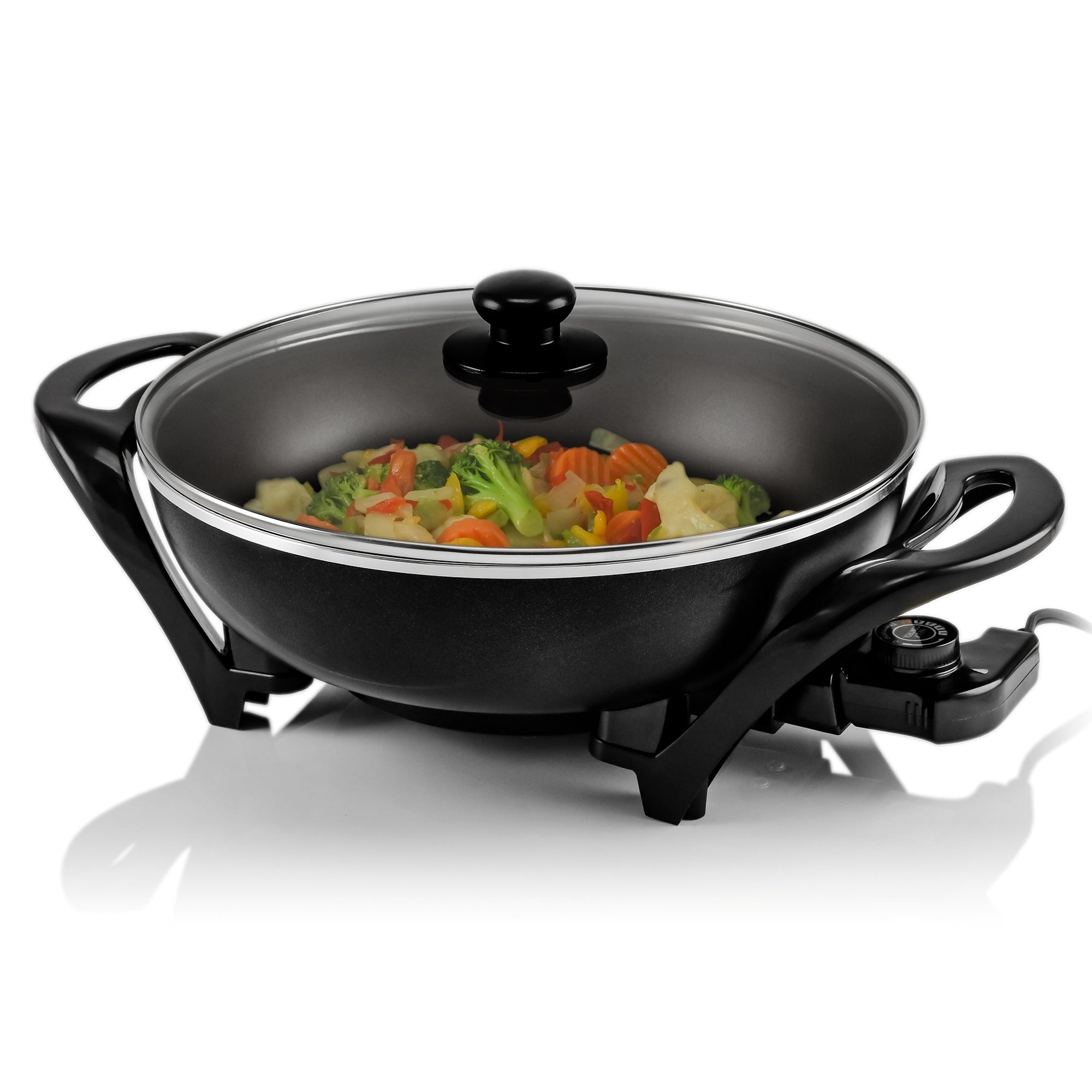 Ovente 13” Electric Skillet with Glass Lid SK3113