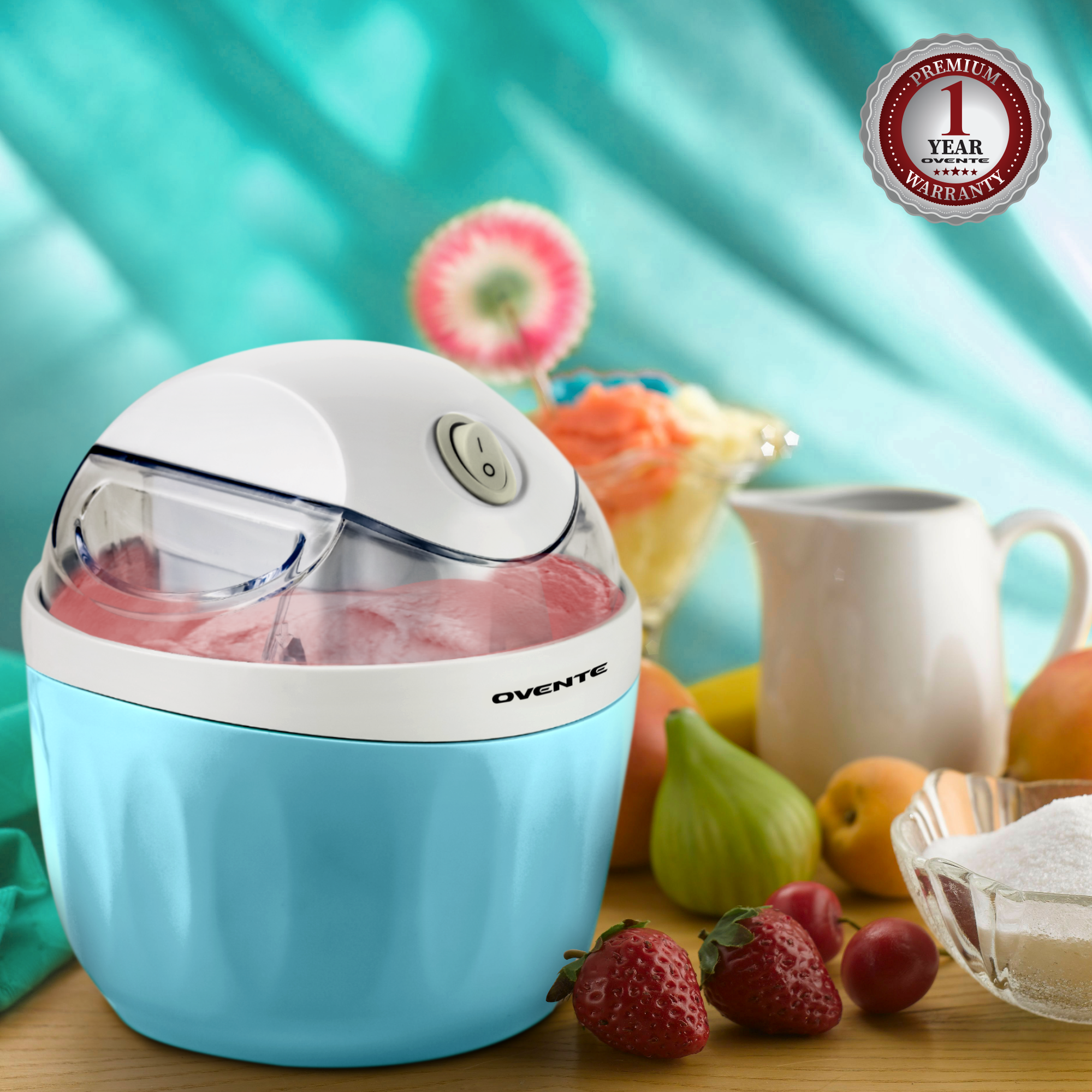Ovente Electric Ice Cream Maker ICM110BL