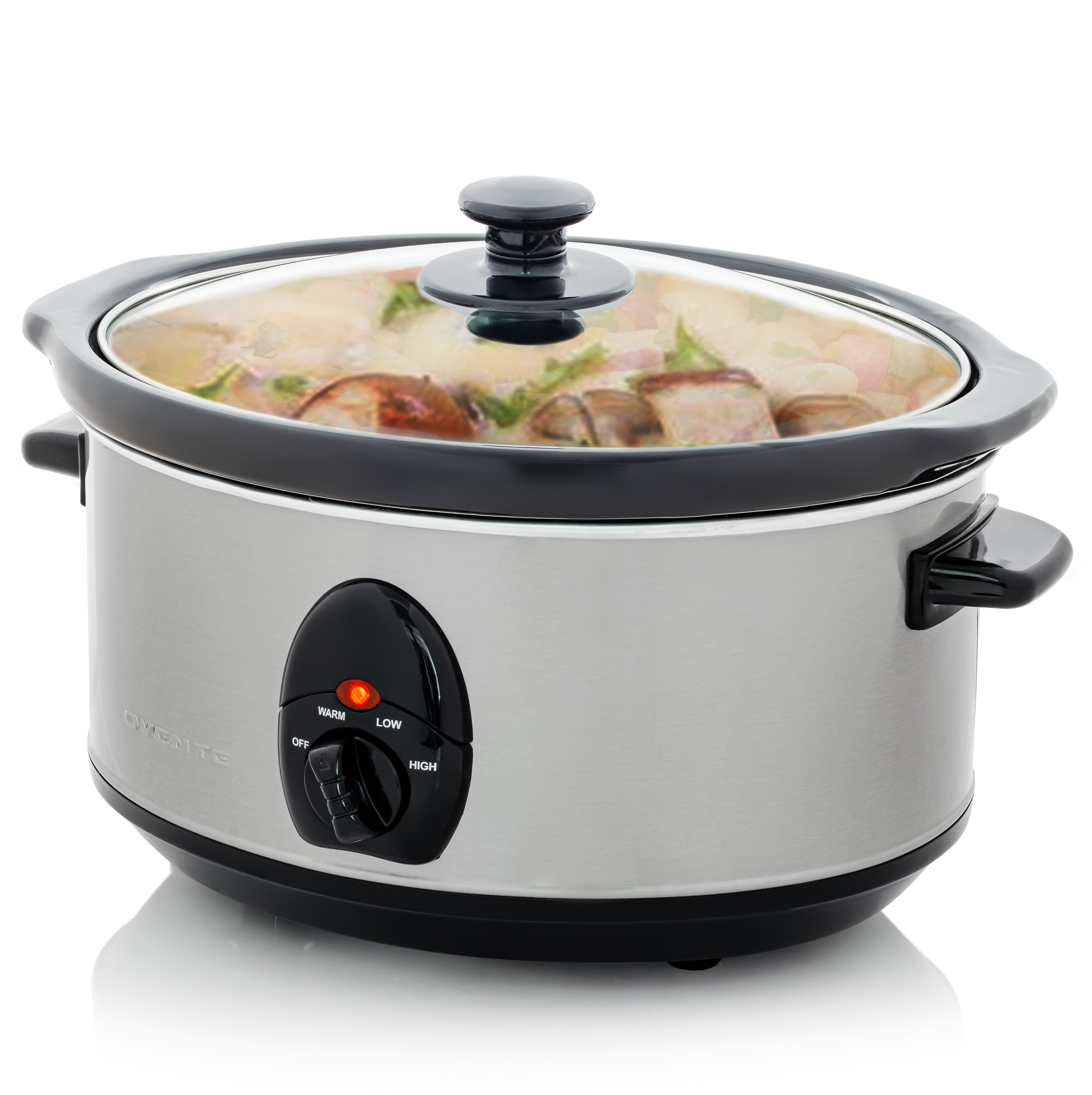 Ovente 3.5L Slow Cooker with Stoneware Crock