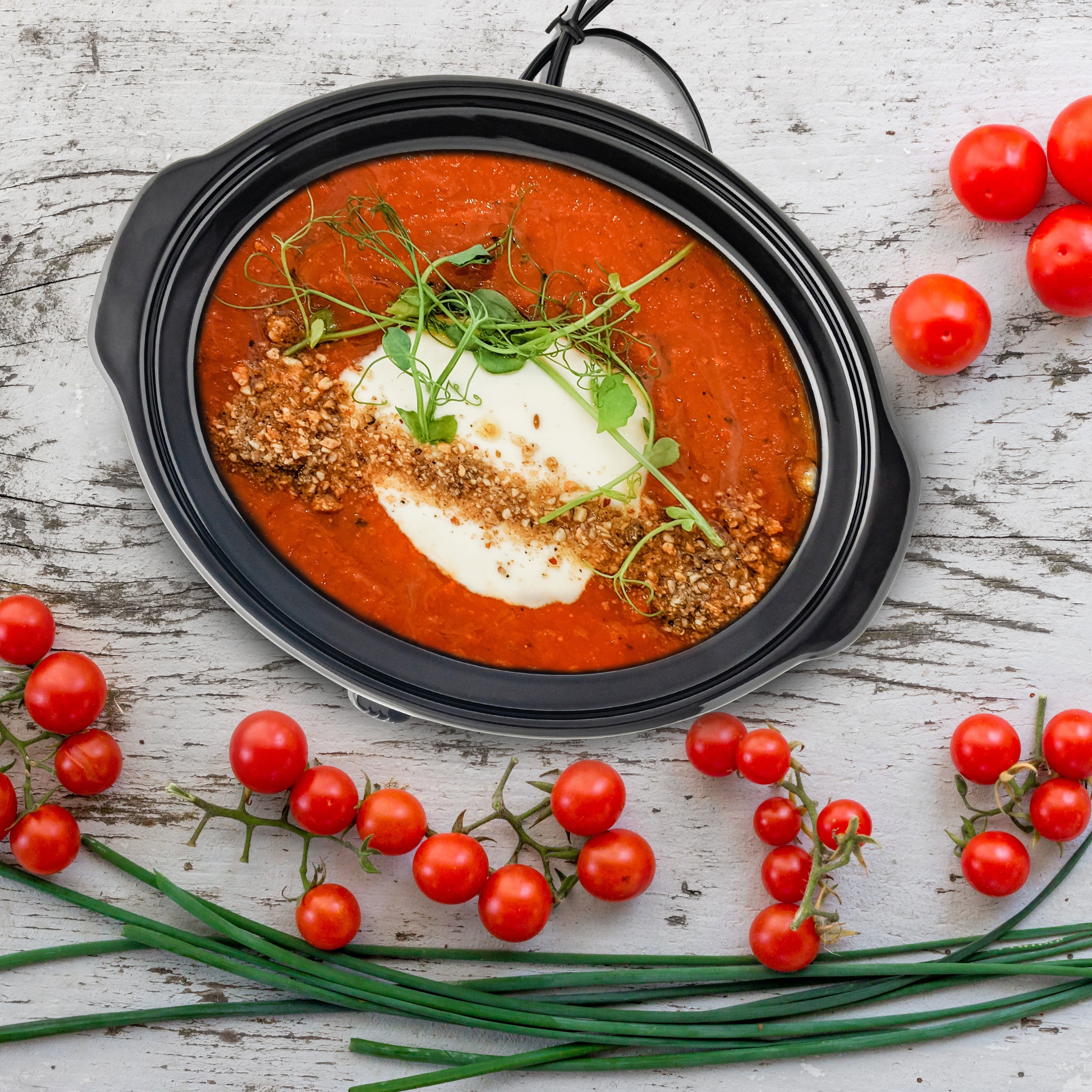 Ovente 3.5L Slow Cooker with Stoneware Crock